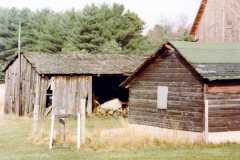Barns at Mike Arnold's Nunica farm, 1982.