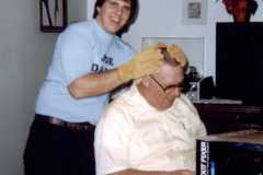 Mike and Laban Arnold, Christmas 1982.