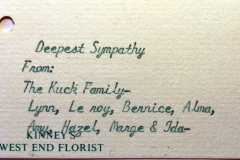 Regarding Ernest Fred Balitz, 1983.