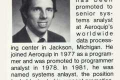 Dan Arnold, promoted, circa May, 1983.