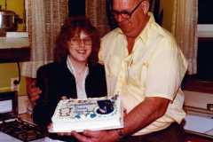 Teresa and Laban Arnold, Teresa Arnold's high school graduation, June 1983.