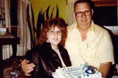 Teresa and Laban Arnold, Teresa Arnold's high school graduation, June 1983.