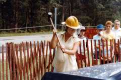 Peggy Arnold at a Blue Lake Fire Department fundraiser.