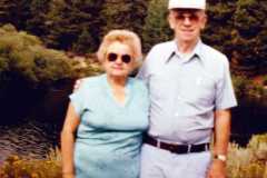 Charlotte and Alvin Arnold, "Camp Collier" Oregon, October 1983.