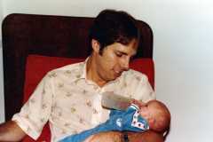 Dan Arnold with David Daniel Arnold, October 1983.