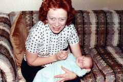 Eleanor Arnold with David Daniel Arnold, October 1983.