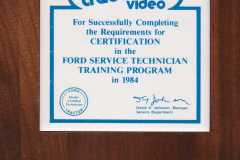 1984-01-01-ArnoldLD1929-Ford-Training-Plaque