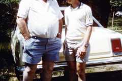 Laban and Daniel Arnold, maybe Nunica, summer 1984.