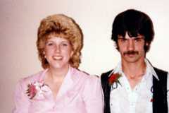 Teresa Arnold and Jeff's brother: Valerie Arnold and Jeff Palmer Wedding, July 1984.