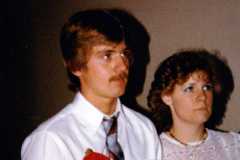 Valerie Arnold and Jeff Palmer Wedding, July 1984.