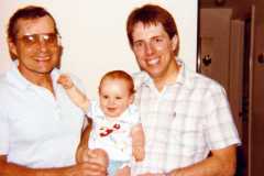 David Arnold with Wendell Smith and Dan Arnold, circa 1984.