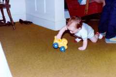 David Arnold's first birthday, September 1984.