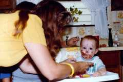 David Arnold's first birthday, September 1984.