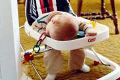 David Arnold's first birthday, September 1984.