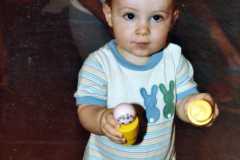David Arnold's first birthday, September 1984.