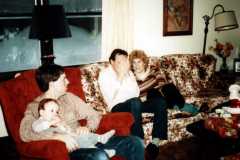 Dan and Dave Arnold with Teresa, Nunica Christmas 1984.
