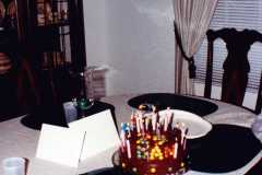 Dan Arnold's birthday, March 1985.