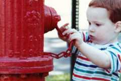 Dave Arnold, future fireman, summer 1985.