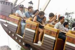 Wendel Smith, Dan and Peggy Arnold, visit to Boblo Island, summer 1985.