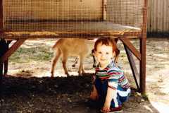 Dave Arnold, probably at the Jackson County Fair, or something similar, 1985.
