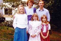 Carol, Joy, Anne, & Beth Suderno, Sept 1985.
