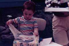 David Arnold, second birthday, September 1985.