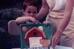 David Arnold, second birthday, September 1985.