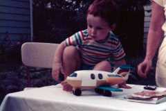 David Arnold, second birthday, September 1985.