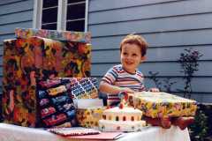 David Arnold, second birthday, September 1985.