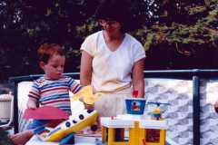 David Arnold, second birthday, September 1985.