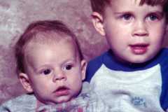 Joseph Michael and Matthew Allen, 1985.