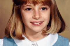 Beth Suderno, 8.5 years old, third grade, October 1985.