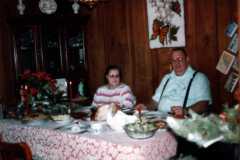 Doris and Laban Arnold, South Haven, Christmas 1985.