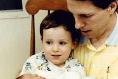 Arrival of baby Steven Michael Arnold, May 3, 1986.