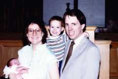 Baby Dedication, Steven Michael Arnold, May 1986.