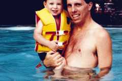 Dave and Dan Arnold, July 1986.