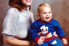 Teresa Arnold, Jaysson's 1st Birthday, July 1986.