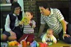 Dave Arnold third birthday, September 1986.