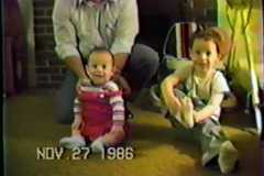Dave and Steve Arnold, November 1986.