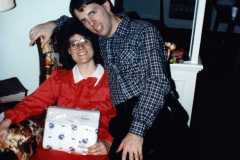 Peggy and Dan Arnold, Christmas 1986.