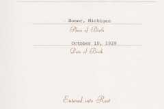 Memorial Book, Laban Daniel Arnold, 1987.