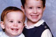 Steven and David Arnold, April 1987.