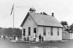 Platte Schoolhouse, Benzie County Michigan, circa 1910