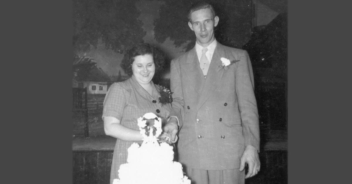 Laban Daniel Arnold and Doris Jane Moore Marriage