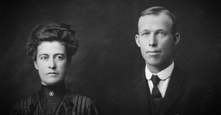 Lillian Francis Arnold and Joseph William Harwood Marriage