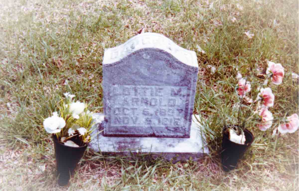 Lottie Mildred Arnold Death by Influenza