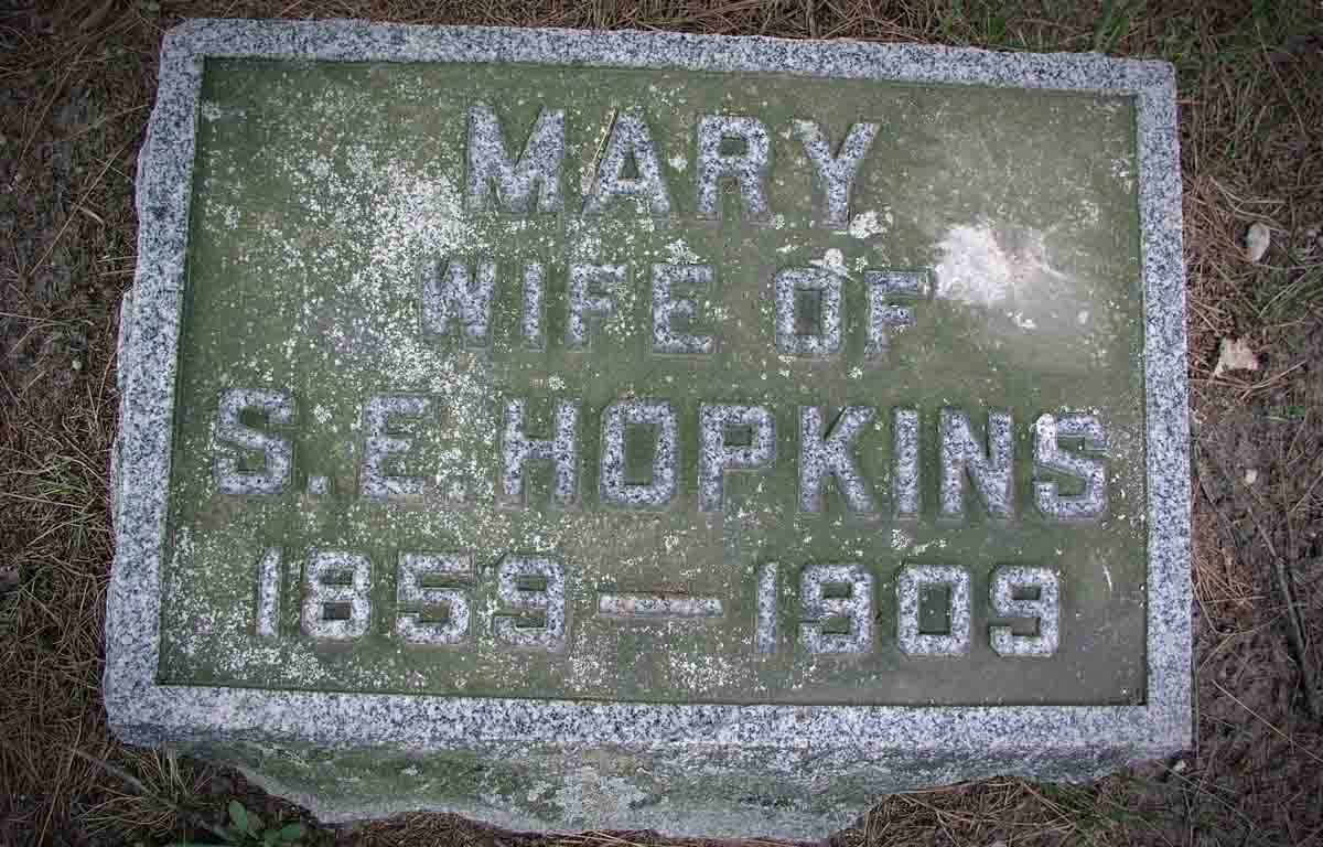 Mary Balitz (aka Hopkins) Death